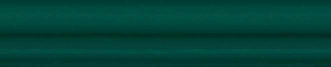 Керамическая плитка Бордюр Багет Клемансо зеленый 3x15