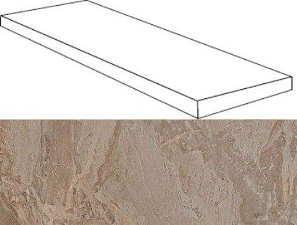 Ступени Привиледж Гриджио Угловая Левая 33x120