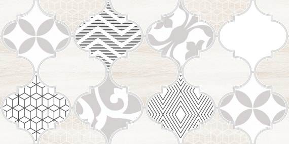 Керамическая плитка Мореска декор2 бежевый 20x40