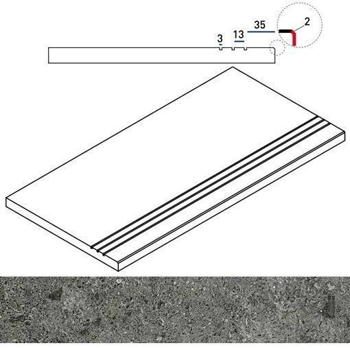 Керамогранит ГРЭЙ БОРtИК 30x60 ГРИП 30x60
