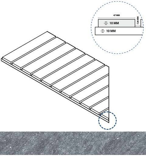 Керамогранит силвер решётка стрим 10 лев 25x60