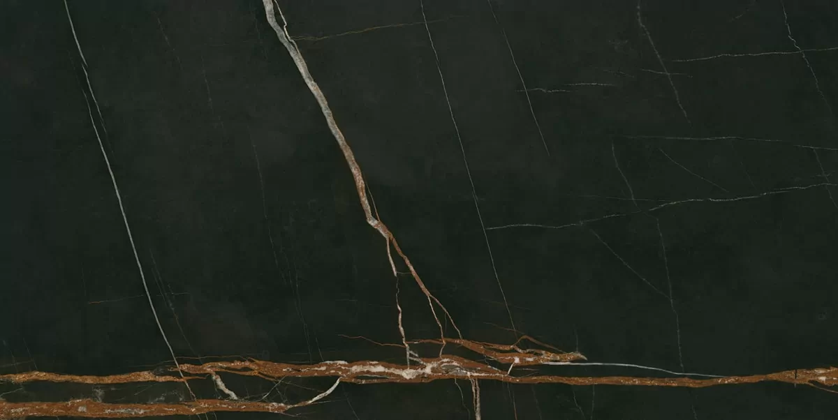 Керамогранит Идальго lusso nero mr 60x120 черный 60x120