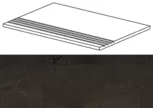 Ступени Марвел Абсолют Браун  gradino 30x60