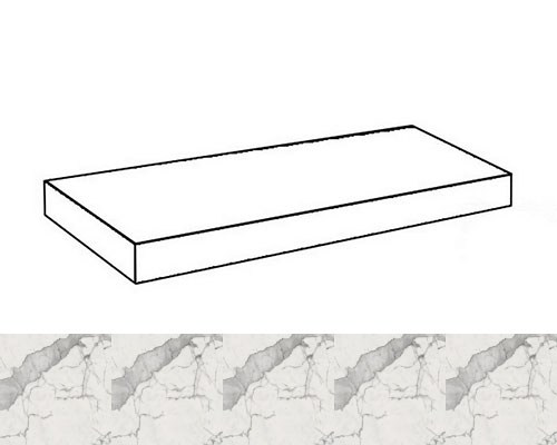 Ступени impero marco scalino angolare sx 33x45