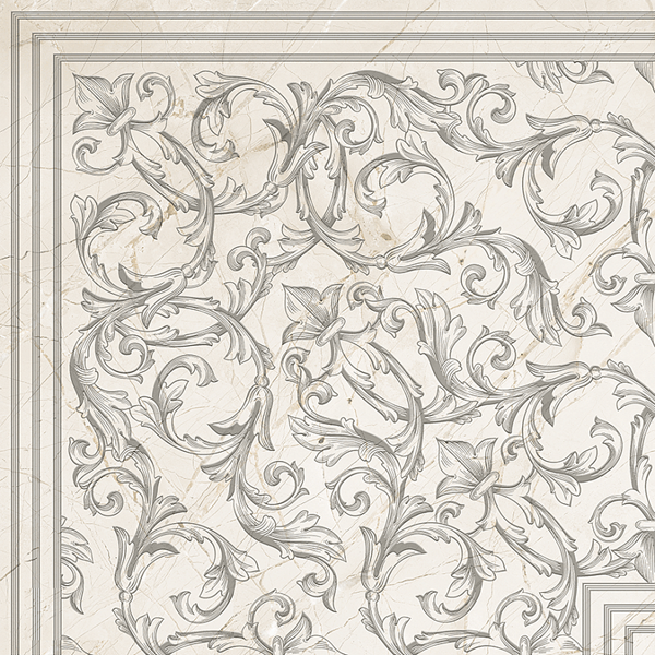 Керамогранит dec.giro cromato crema rect. 60x60