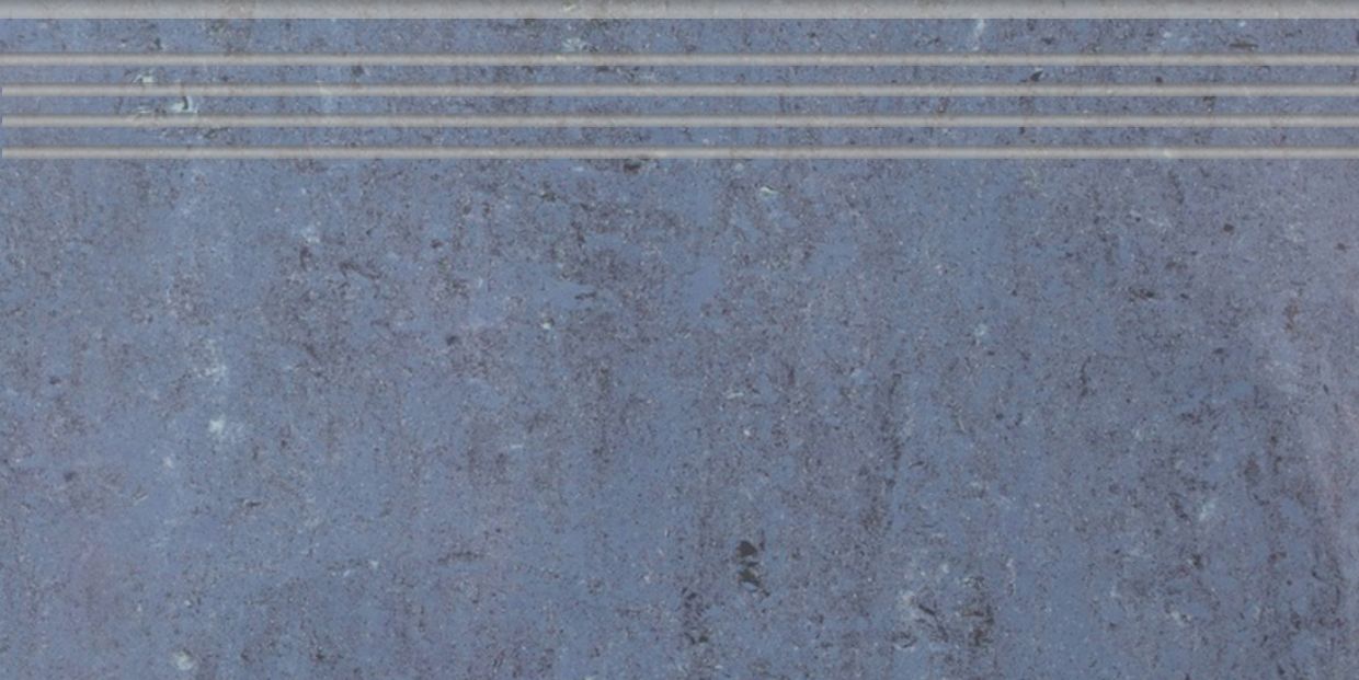 Ступени travertino blue st01 29,4x60