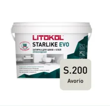 Затирка эпоксидная + клей Литокол STARLIKE EVO 2.5кг S.200 AVORIO