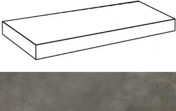 Ступени МИЛЛЕНИУМ БЛЭК СТУП.УГЛ.ЛЕВ 620070001295 33x80