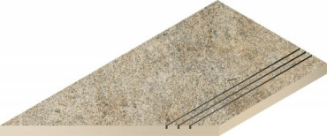 Керамогранит Бортик Нордика Роуп грип левая 620090001079 коричневый 30x60