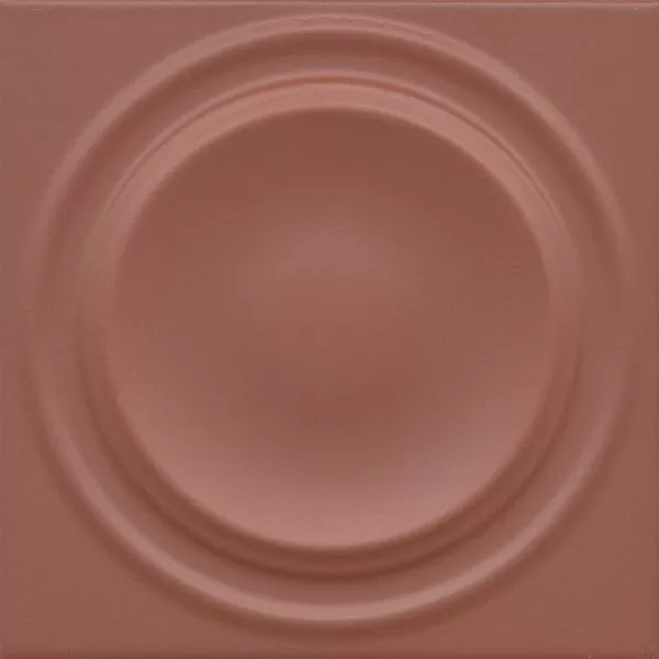 Керамическая плитка Декор kerama marazzi obe003 Аква Альта 2 красный матовый структура 20x20