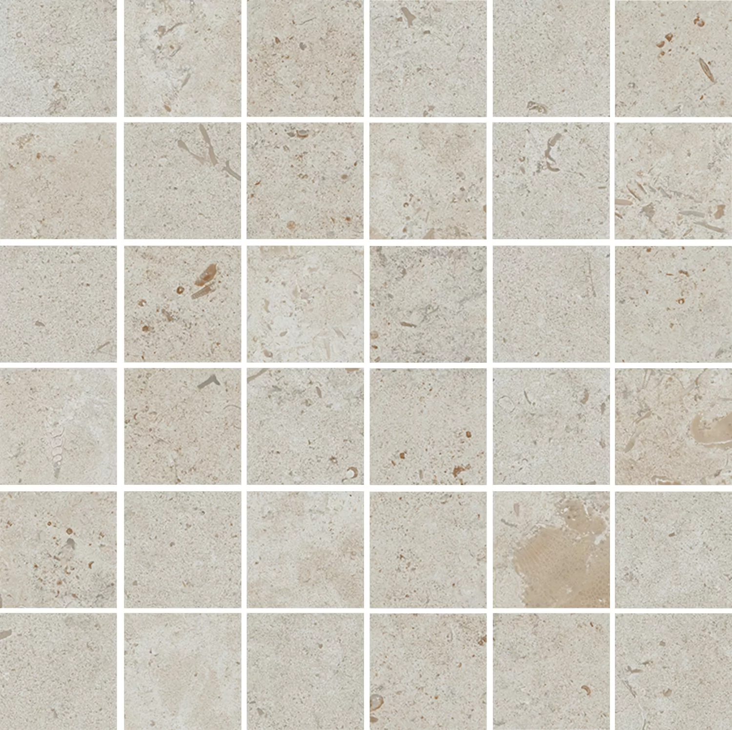 Керамическая плитка Декор kerama marazzi dd205520\mm Про Лаймстоун бежевый матовый мозаичный 30x30x0.9 30x30