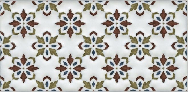 Керамическая плитка Декор Клемансо орнамент stg\b619\16000 7,4x15