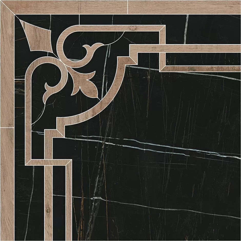 Керамическая плитка Декор kerama marazzi id115t Греппи наборный 60x60