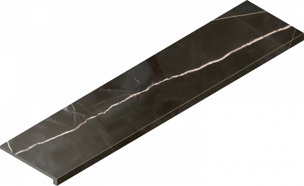 Ступени Италон Стелларис Абсолют Блэк угловая правая 620070002604 черный 33x120