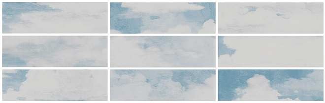 Керамическая плитка Декор Тракай 1 глянцевый 8,5x28,5