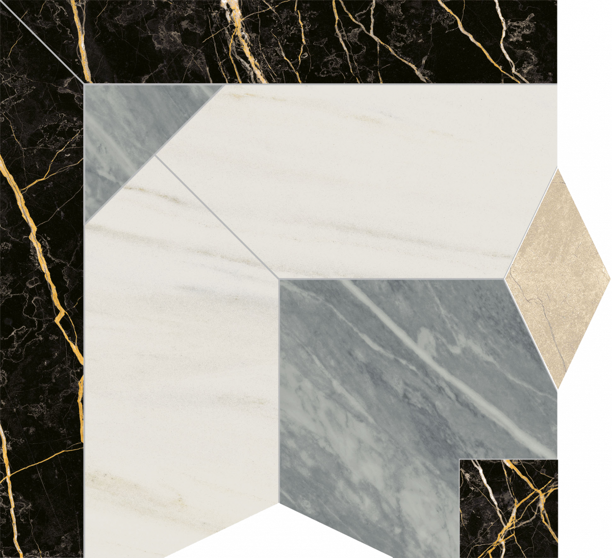 Керамогранит Шарм Экстра Лаза Интарсио Анголо 60x60