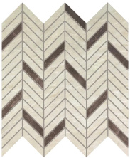 Мозаика marvel imperial white mosaico twill lap. 30x31