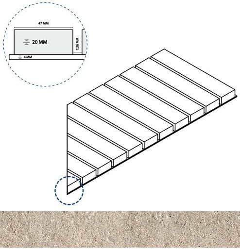 Керамогранит дезерт решётка стрим 20 пр 25x60