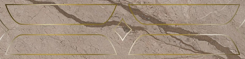 Керамическая плитка Бордюр kerama marazzi kmb3sta010br Ифран бежевый светлый глянцевый обрезной 14.5x60