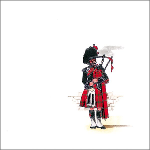 Керамическая плитка декор волынщик 20x20