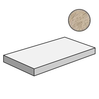 Ступени эра беж угловая правая 33x60