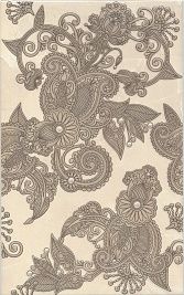 Керамическая плитка Декор Кашмир 25x40