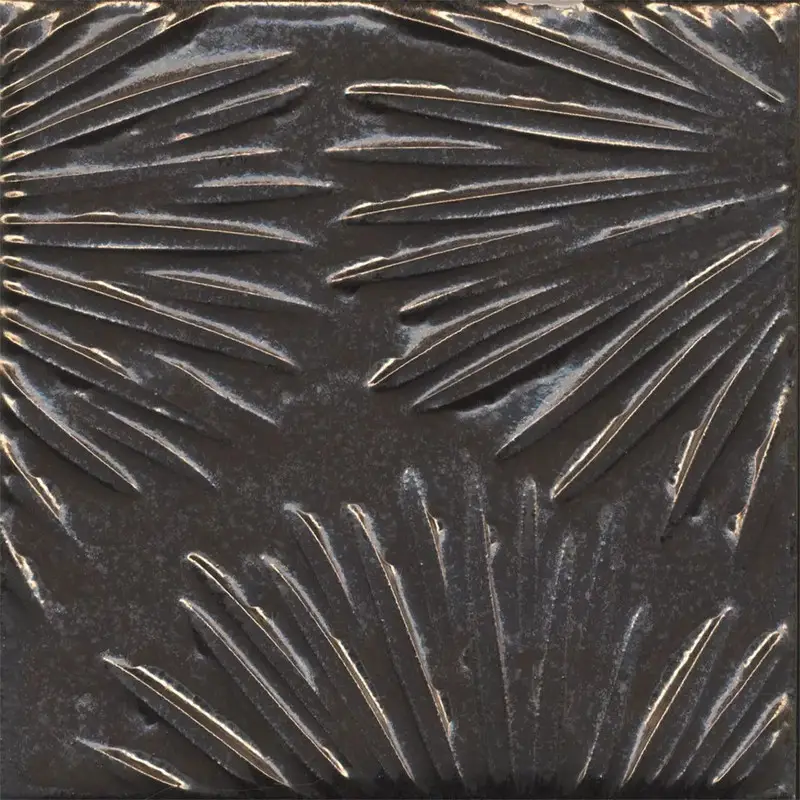 Керамическая плитка Декор kerama marazzi kmd2sfe002bn Агдаль 4 металл матовый структура 15x15