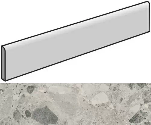 Керамогранит Континуум Стоун Грэй плинтус 7.2x80