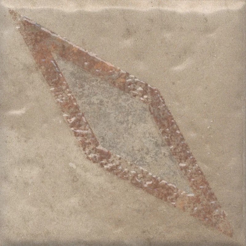 Керамическая плитка Декор kerama marazzi kmd3sta036gn Спартель 2 бежевый матовый 9.8x9.8