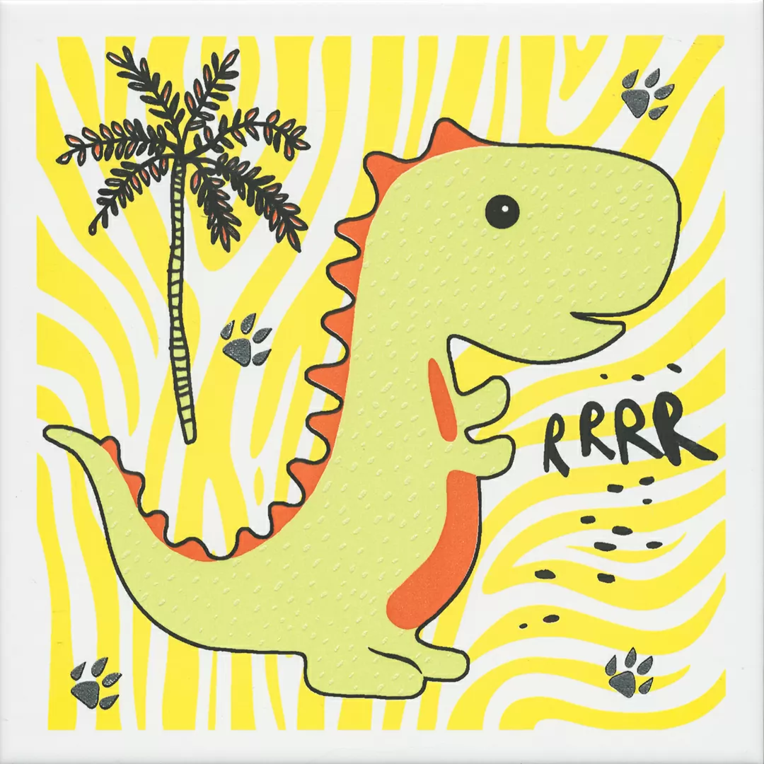 Керамическая плитка Декор kerama marazzi op\a226\5009 Динозаврики 1 матовый 20x20