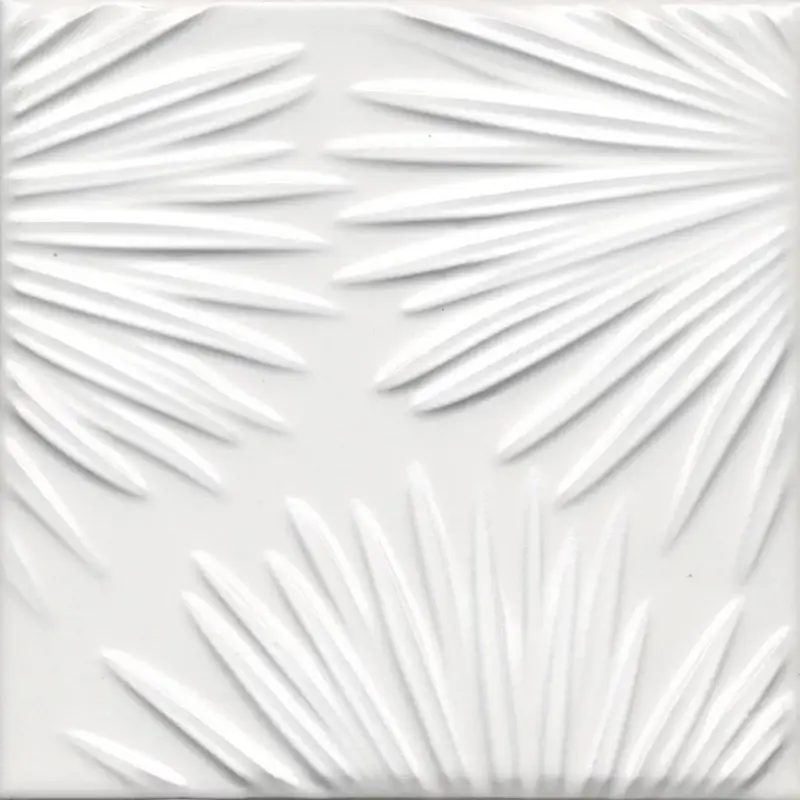 Керамическая плитка Декор kerama marazzi kmd2sfe001bn Агдаль 4 белый матовый структура 15x15