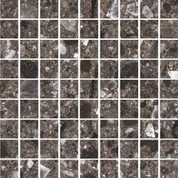 Мозаика terrazzo dark grey 30x30