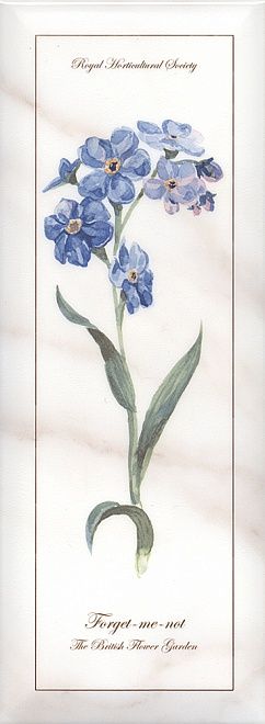 Керамическая плитка декор ноттингем цветы грань nt\a83\15005 15x40