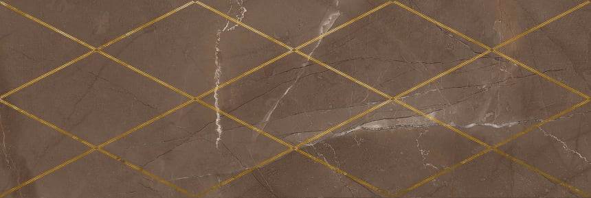 Керамическая плитка Миланезе Дизайн декор римский марроне 20x60