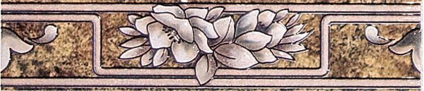 Керамическая плитка Бордюр Элегия c1725\6167 5,4x25