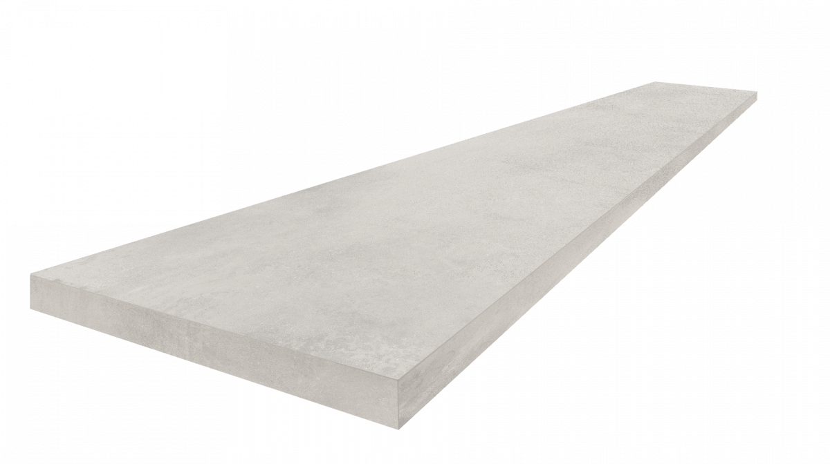 Ступени coliseumgres Сан-Сиро Уайт угловая левая 620070002521 белый 33x120