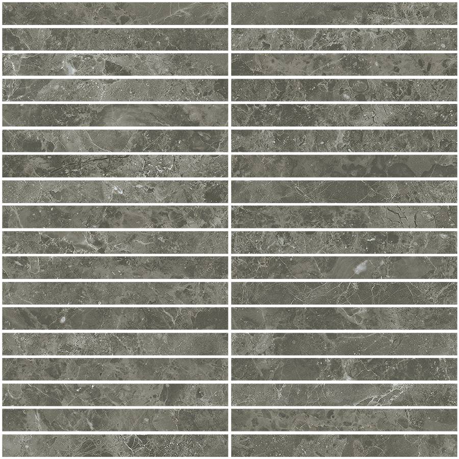 Мозаика coliseumgres Да Винчи Браун Стрип 610110000972 коричневый 30x30