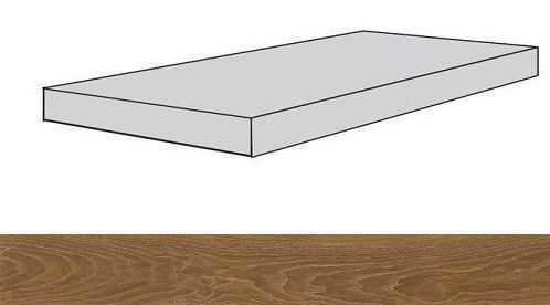 Ступени элиго волнат ступень угловая правая 33x120