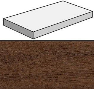 Ступени Оак Резерв Дарк Браун Угловая Правая 33x120