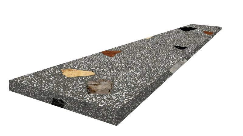 Ступени coliseumgres Палладио Блэк угловая левая 620070002374 черный 33x120