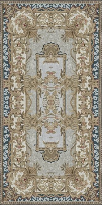 Керамогранит Декор Орнамент беж обрезной 119,5x238,5