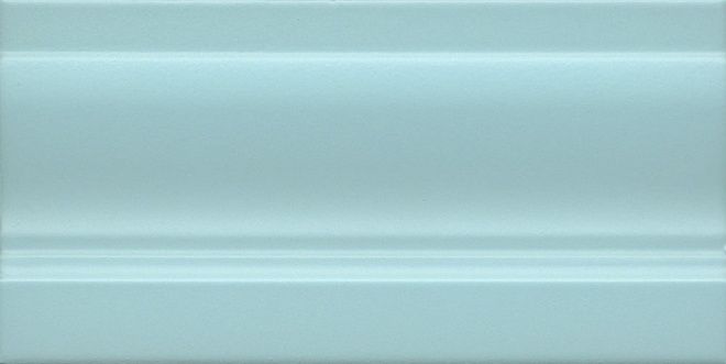Керамогранит Плинтус Линьяно бирюзовый 10x20
