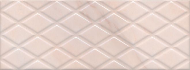 Керамическая плитка флораль беж структура 15x40