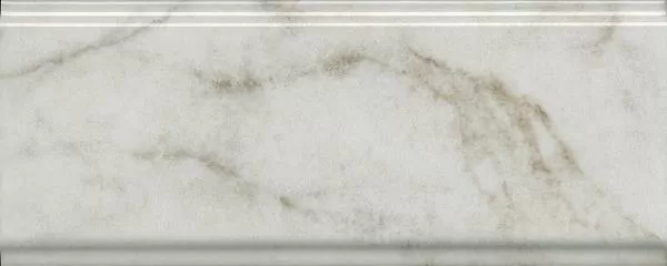 Керамическая плитка Бордюр kerama marazzi bda025r Серенада белый глянцевый обрезной 12x30
