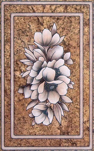 Керамическая плитка Декор Элегия c1727\6167 25x40