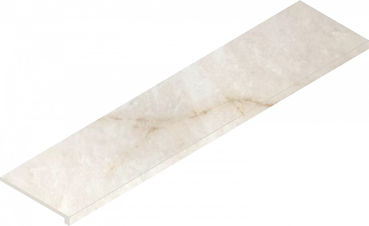 Ступени Италон Стелларис Кристал Пьюр угловая правая 620070002601 бежевый 33x120