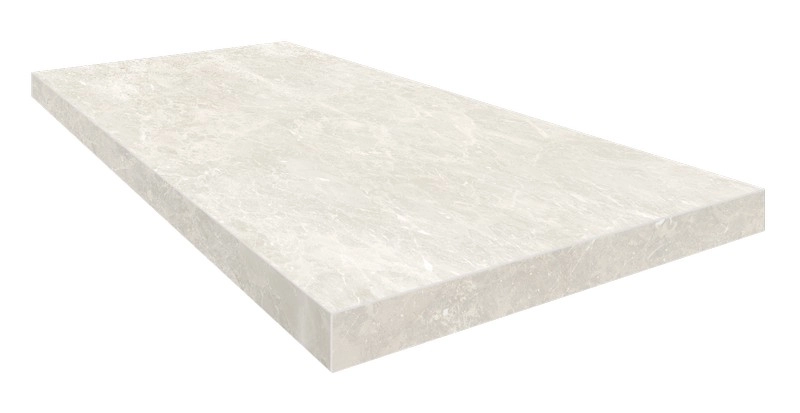 Ступени coliseumgres Да Винчи Уайт угловая правая 620070002303 белый 33x60