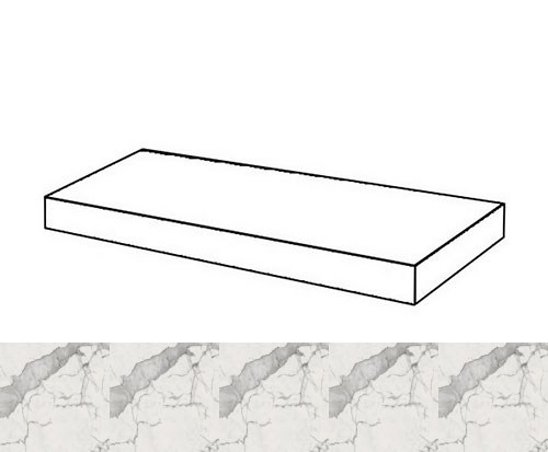 Ступени impero marco scalino angolare dx 33x45