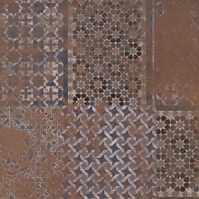 Керамогранит Котто декорированный обрезной dd603400r\d 60x60