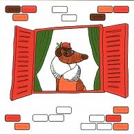 Керамическая плитка Декор Лиса 20x20